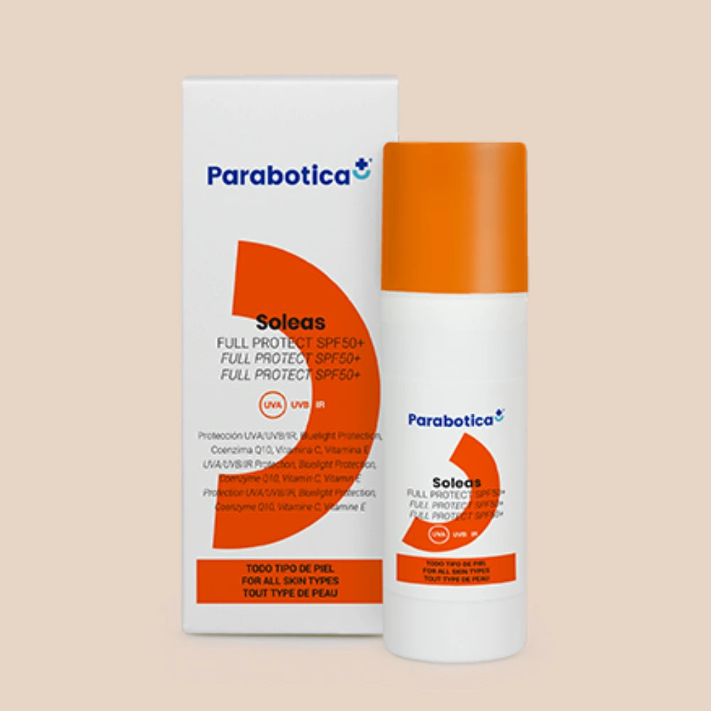 PARABOTICA SOLEAS FULL PROTECT SPF50+ CON COLOR