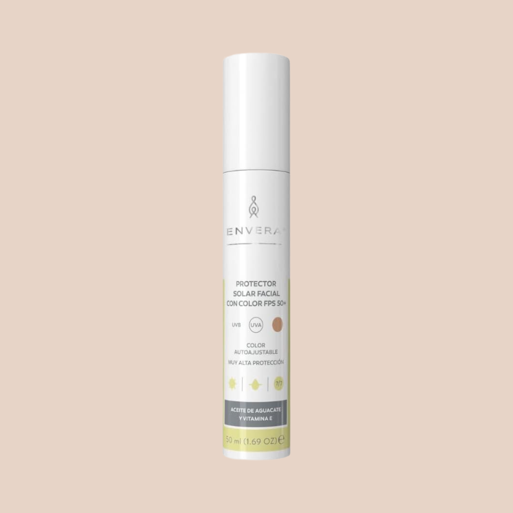 ENVERA PROTECTOR SOLAR FACIAL CON COLOR LIGHT SPF 50+